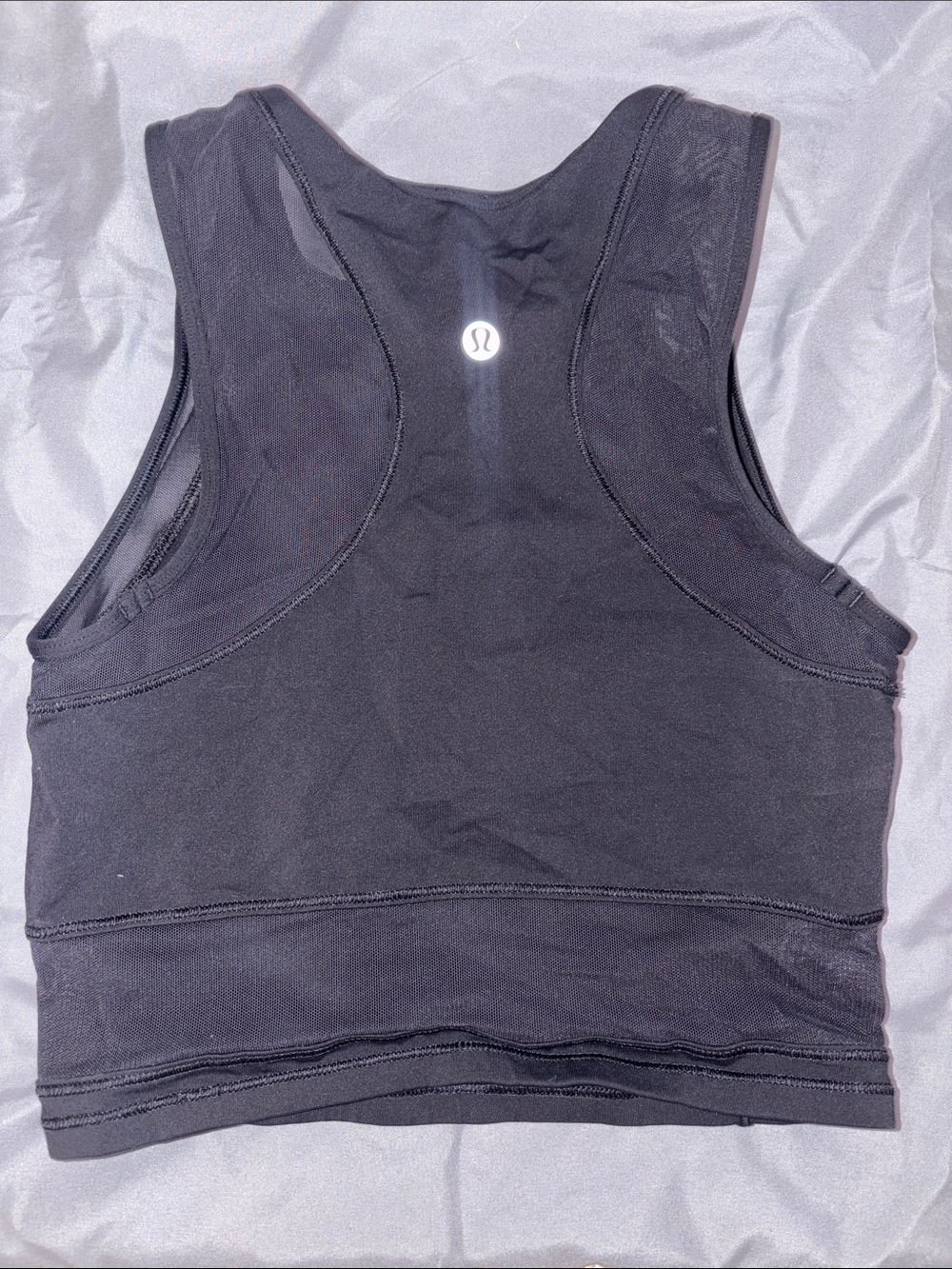 lululemon athletica Black Crop Tank Top
